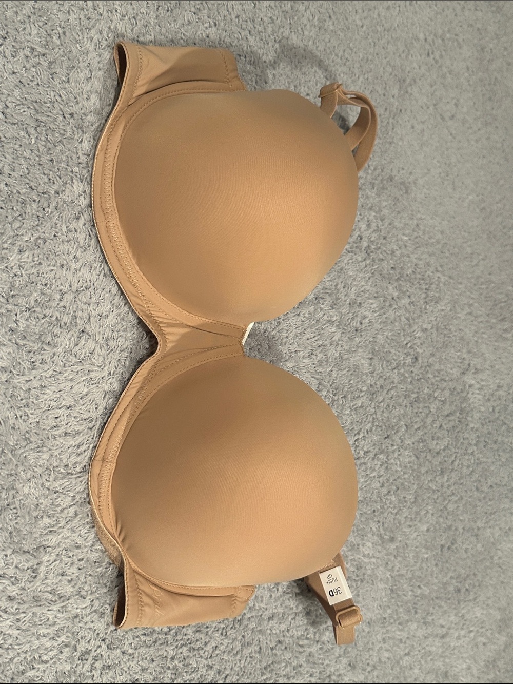 PINK Victoria's Secret Nude/Tan Smooth T-Shirt Bra